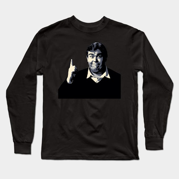 Funny John Candy Long Sleeve T-Shirt by mia_me